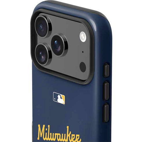 MLB Milwaukee Brewers Alternate/Away Jersey iPhone 17 Pro Max Impact Case