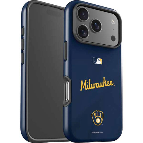 MLB Milwaukee Brewers Alternate/Away Jersey iPhone 17 Pro Max Impact Case