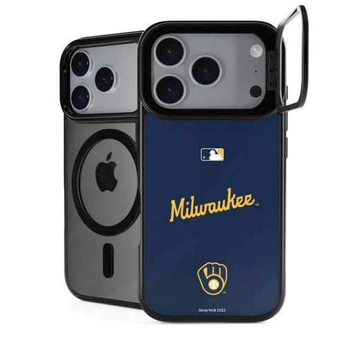 MLB Milwaukee Brewers Alternate/Away Jersey iPhone 17 Pro Max Kickstand Case