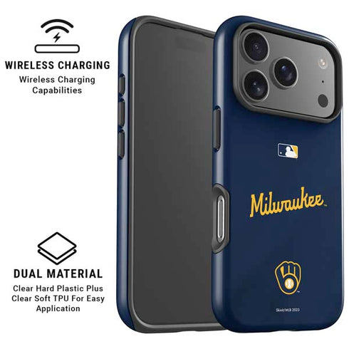 MLB Milwaukee Brewers Alternate/Away Jersey iPhone 17 Pro Max Magsafe Impact Case