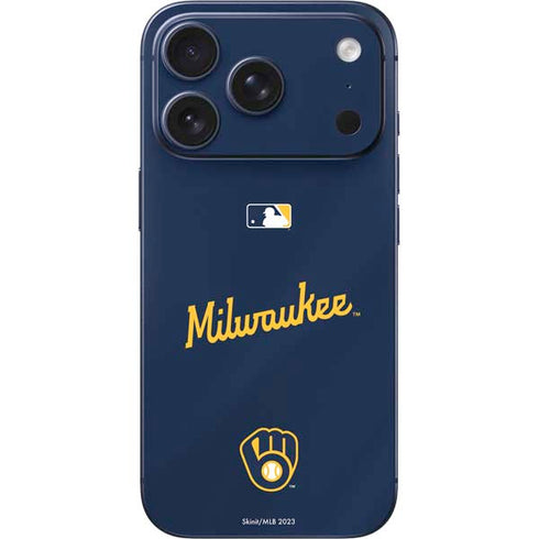 MLB Milwaukee Brewers Alternate/Away Jersey iPhone 17 Pro Skin