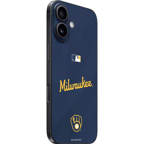 MLB Milwaukee Brewers Alternate/Away Jersey iPhone 17 Skin
