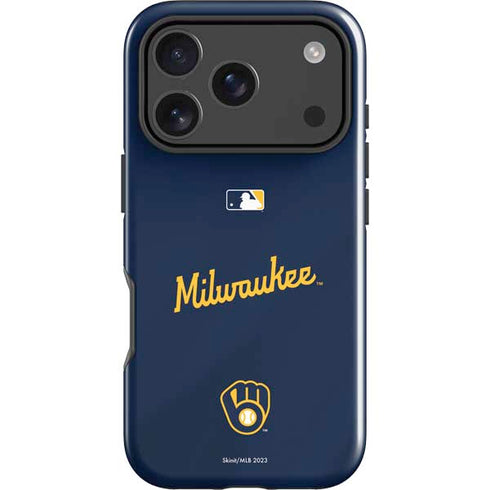 MLB Milwaukee Brewers Alternate/Away Jersey iPhone 18 Pro Impact Case
