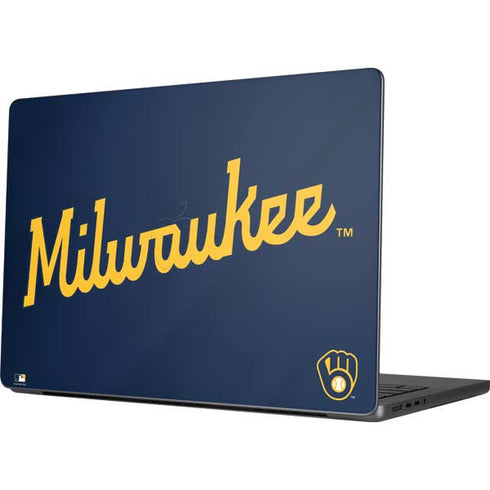 MLB Milwaukee Brewers Alternate/Away Jersey Apple MacBook Pro 14-inch Skin
