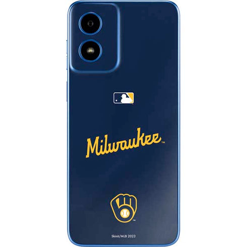 MLB Milwaukee Brewers Alternate/Away Jersey Moto G Play 4G (2024) Skin