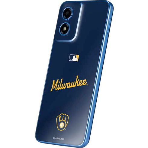 MLB Milwaukee Brewers Alternate/Away Jersey Moto G Play 4G (2024) Skin