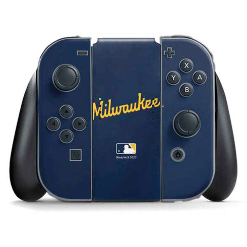 MLB Milwaukee Brewers Alternate/Away Jersey Nintendo Skins