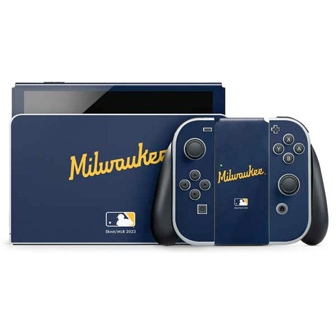 MLB Milwaukee Brewers Alternate/Away Jersey Nintendo Skins