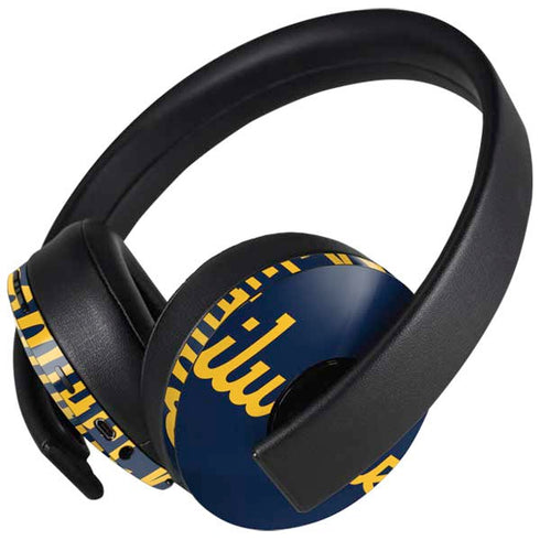 MLB Milwaukee Brewers Alternate/Away Jersey PlayStation 4 Gold Wireless Headset Skin