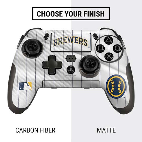 MLB Milwaukee Brewers Alternate/Away Jersey PlayStation Scuf Vantage 2 Controller Skin