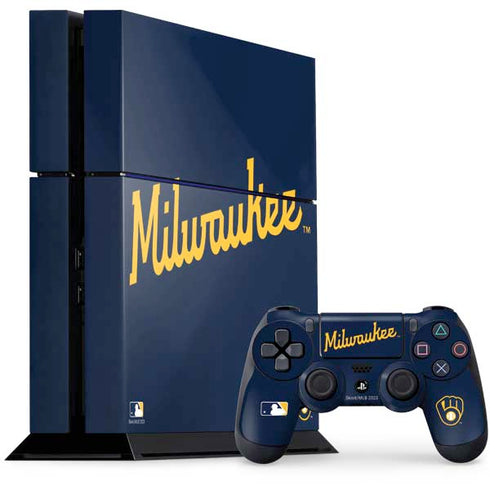 MLB Milwaukee Brewers Alternate/Away Jersey PlayStation PS4 Skins