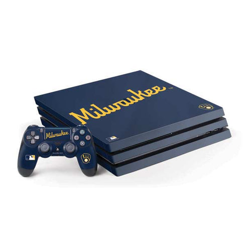 MLB Milwaukee Brewers Alternate/Away Jersey PlayStation PS4 Skins