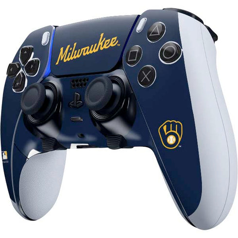 MLB Milwaukee Brewers Alternate/Away Jersey PS5 DualSense Edge Pro Controller Skin