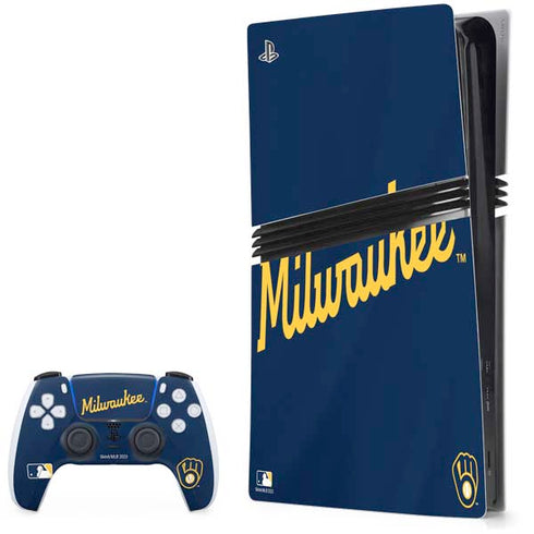 MLB Milwaukee Brewers Alternate/Away Jersey PlayStation PS5 Skins