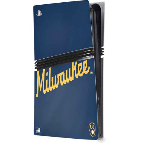 MLB Milwaukee Brewers Alternate/Away Jersey PS5 Pro Console Skin