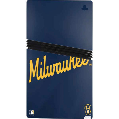 MLB Milwaukee Brewers Alternate/Away Jersey PS5 Pro Console Skin