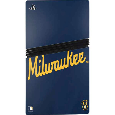 MLB Milwaukee Brewers Alternate/Away Jersey PS5 Pro Disk Bundle Skin