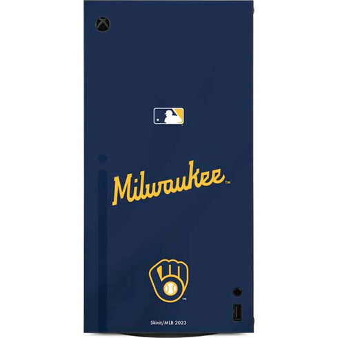 MLB Milwaukee Brewers Alternate/Away Jersey XBox Series X Digital Edition Console Skin