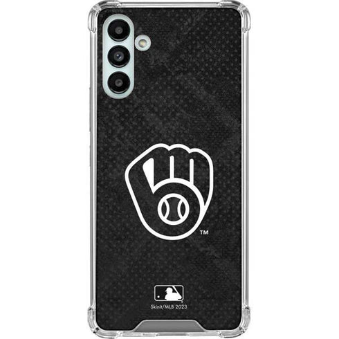 MLB Milwaukee Brewers Dark Wash Galaxy A13 5G Clear Case