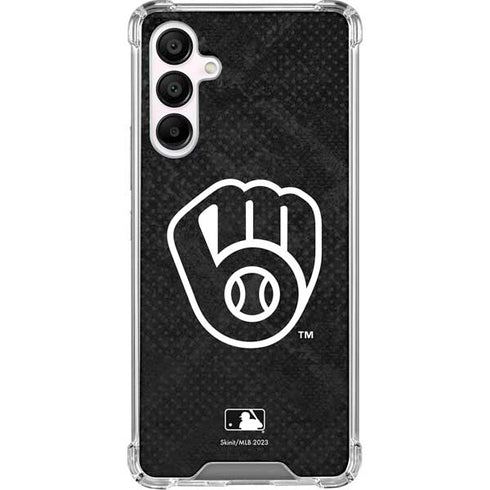 MLB Milwaukee Brewers Dark Wash Galaxy A16 5G Clear Case