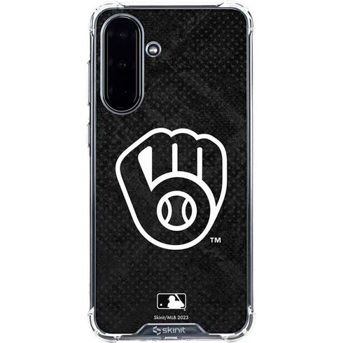 MLB Milwaukee Brewers Dark Wash Galaxy A36 5G Clear Case