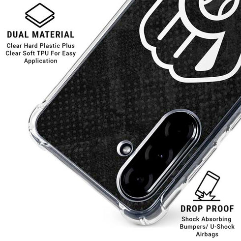 MLB Milwaukee Brewers Dark Wash Galaxy A36 5G Clear Case