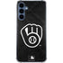 MLB Milwaukee Brewers Dark Wash Galaxy A55 5G Clear Case