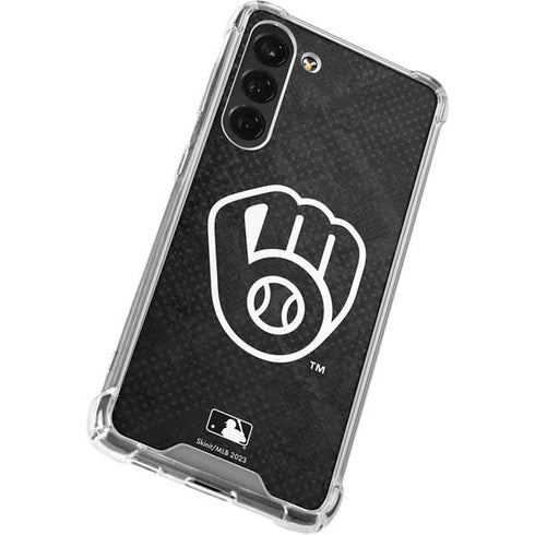 MLB Milwaukee Brewers Dark Wash Galaxy S24 FE Clear Case