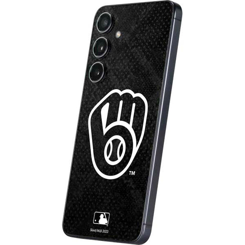 MLB Milwaukee Brewers Dark Wash Galaxy S25 Plus Skin