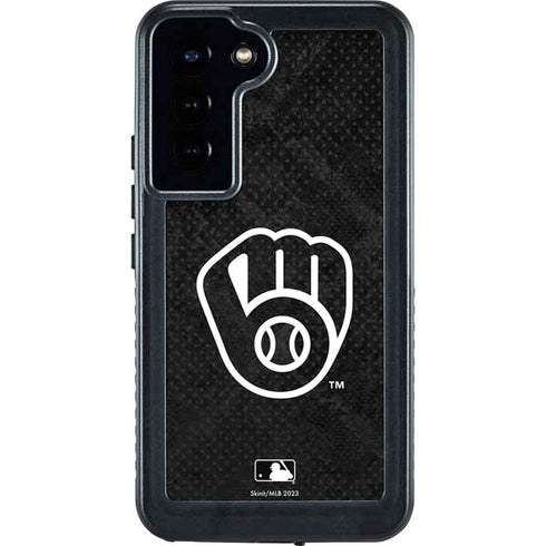MLB Milwaukee Brewers Dark Wash Galaxy S24 Plus Waterproof Case