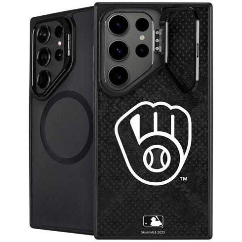 MLB Milwaukee Brewers Dark Wash Galaxy S24 Ultra Kickstand Case
