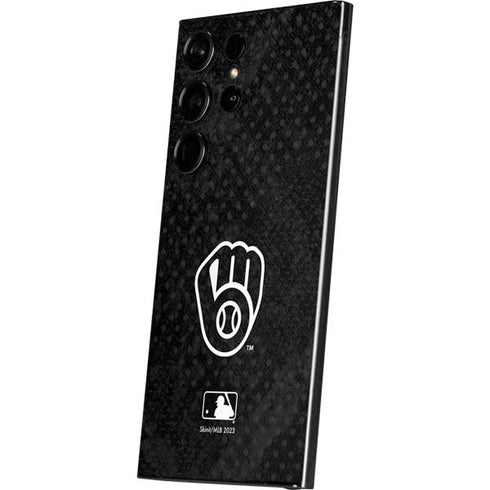 MLB Milwaukee Brewers Dark Wash Galaxy S24 Ultra Skin
