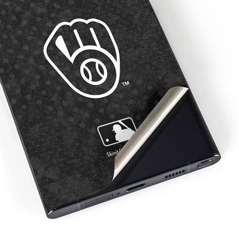 MLB Milwaukee Brewers Dark Wash Galaxy S24 Ultra Skin