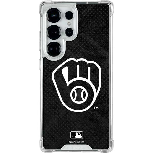 MLB Milwaukee Brewers Dark Wash Galaxy S26 Ultra Clear Case