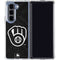 MLB Milwaukee Brewers Dark Wash Galaxy Z Fold5 5G Clear Case
