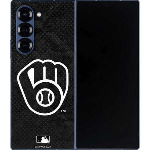 MLB Milwaukee Brewers Dark Wash Galaxy Z Fold6 Skin