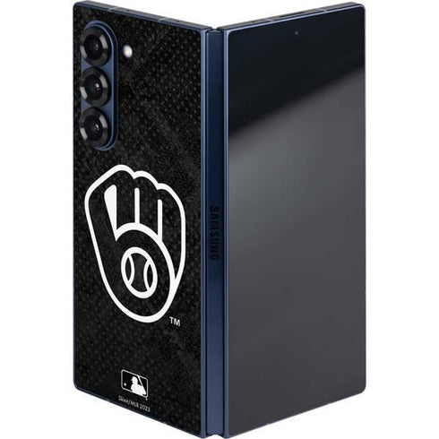 MLB Milwaukee Brewers Dark Wash Galaxy Z Fold6 Skin