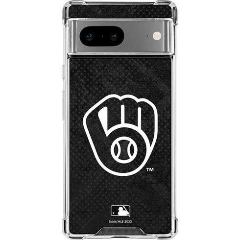 MLB Milwaukee Brewers Dark Wash Google Pixel 8a Clear Case