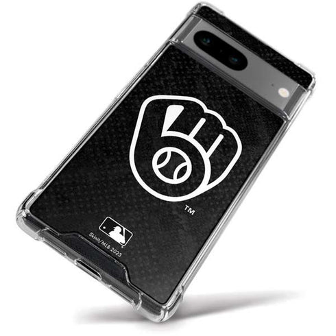 MLB Milwaukee Brewers Dark Wash Google Pixel 8a Clear Case