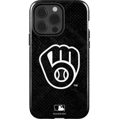 MLB Milwaukee Brewers Dark Wash iPhone 15 Pro Impact Case