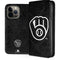 MLB Milwaukee Brewers Dark Wash iPhone 15 Pro Max Folio Case