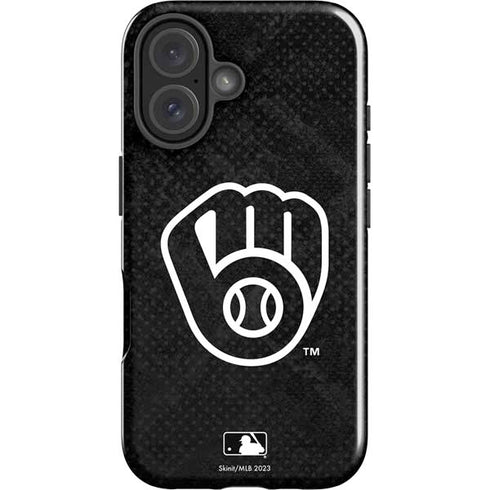 MLB Milwaukee Brewers Dark Wash iPhone 16 Impact Case