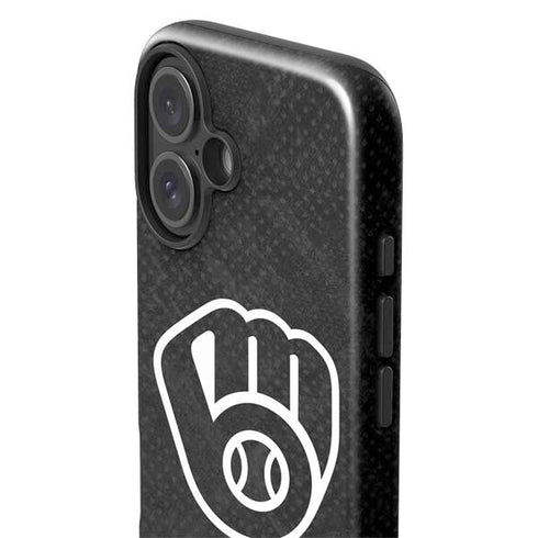 MLB Milwaukee Brewers Dark Wash iPhone 16 Impact Case