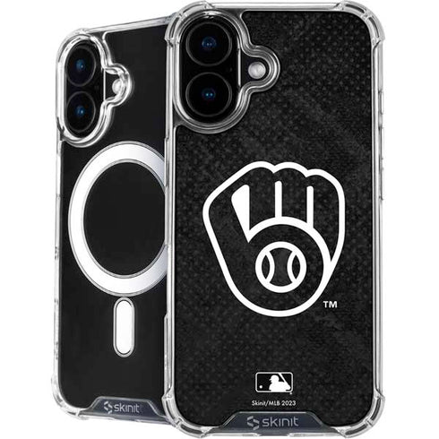 MLB Milwaukee Brewers Dark Wash iPhone 16 MagSafe Case