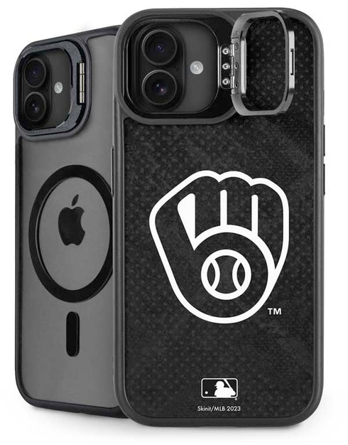 MLB Milwaukee Brewers Dark Wash iPhone 16 Plus Kickstand Case