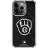 MLB Milwaukee Brewers Dark Wash iPhone 16 Pro Max Clear Case
