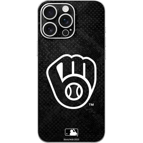 MLB Milwaukee Brewers Dark Wash iPhone 16 Pro Max Skin