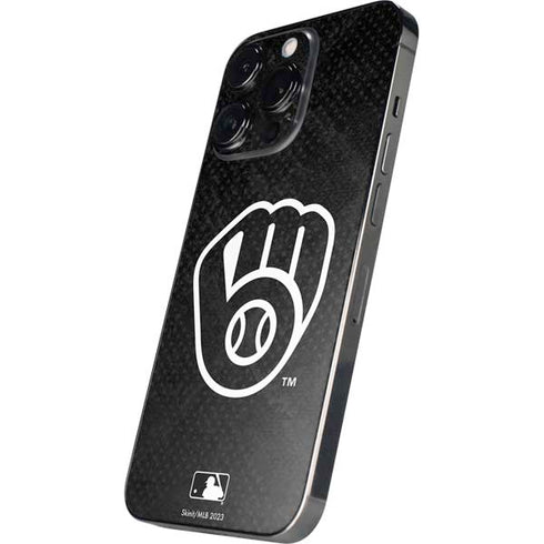 MLB Milwaukee Brewers Dark Wash iPhone 16 Pro Skin
