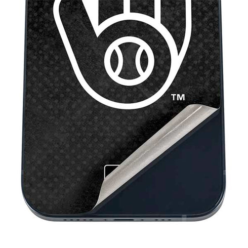 MLB Milwaukee Brewers Dark Wash iPhone 16 Skin