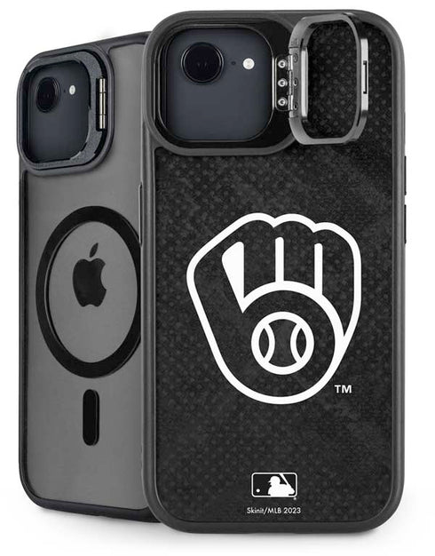 MLB Milwaukee Brewers Dark Wash iPhone 16e Kickstand Case